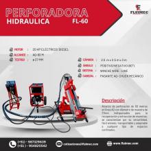 Perforadora FL-60 necesario para estudio geológico